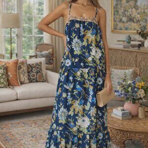 Sir the Label Diana Maxi Dress in Delia Print Size M Medium $380